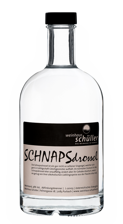 Schnapsdrossel Weinbrand – Weinhaus Schüller